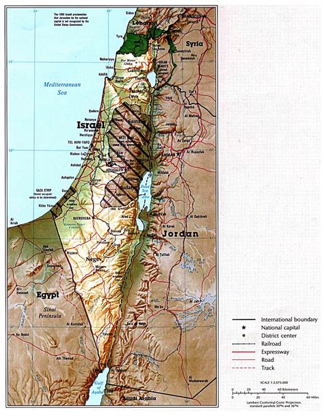 israel map cities|Political Map of Israel .